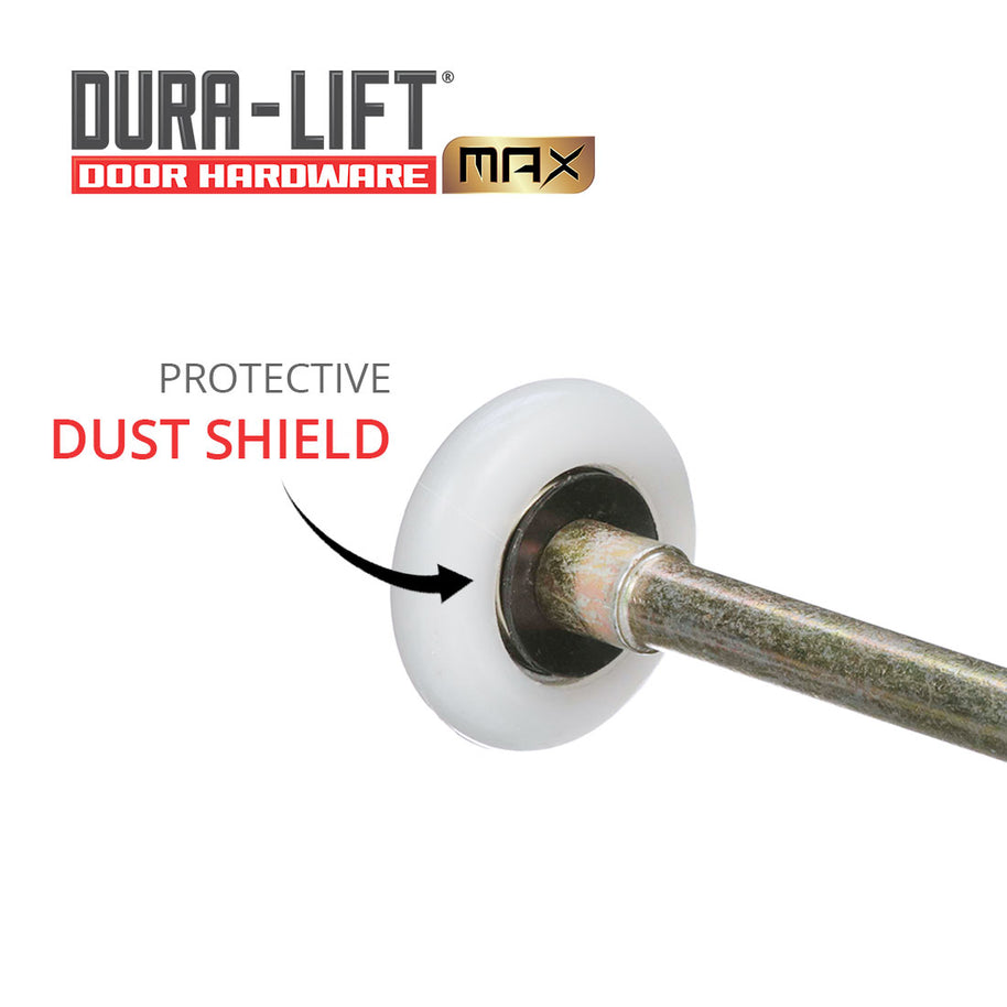 DURA-LIFT Ultra-Life Max 2 in. Nylon Garage Door Roller w/ Sealed 6200ZZ Bearing & 7-in. Stem (10-Pack)-DLMR6200ZZ7