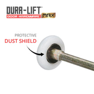 DURA-LIFT Ultra-Life Max 2 in. Nylon Garage Door Roller w/ Sealed 6200ZZ Bearing & 7-in. Stem (10-Pack)-DLMR6200ZZ7