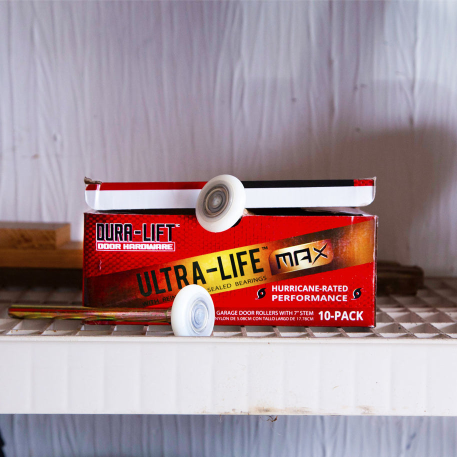 DURA-LIFT Ultra-Life Max 2 in. Nylon Garage Door Roller w/ Sealed 6200ZZ Bearing & 7-in. Stem (10-Pack)-DLMR6200ZZ7