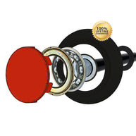 Titan Premium 2 in. Sealed 6200ZZ Nylon Garage Door Roller with 4 in. Corrosion Resistant Stem (12-Pack)