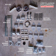 DURA-LIFT 8' x 7' Garage Door Premium Hardware Parts Installation Box-DLK8