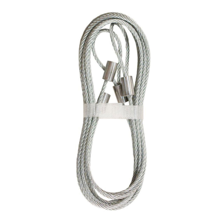 DURA-LIFT 8 ft. Galvanized Steel 7x19 Garage Door Lift Cable for 7 ft. Tall Doors (2-Pack)-DLAC8