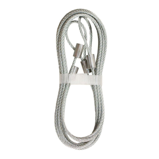 DURA-LIFT 8 ft. Galvanized Steel 7x19 Garage Door Lift Cable for 7 ft. Tall Doors (2-Pack)-DLAC8