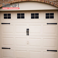 DURA-LIFT Decorative Magnetic Faux Garage Door Windows (32-pack)-DLADMWS