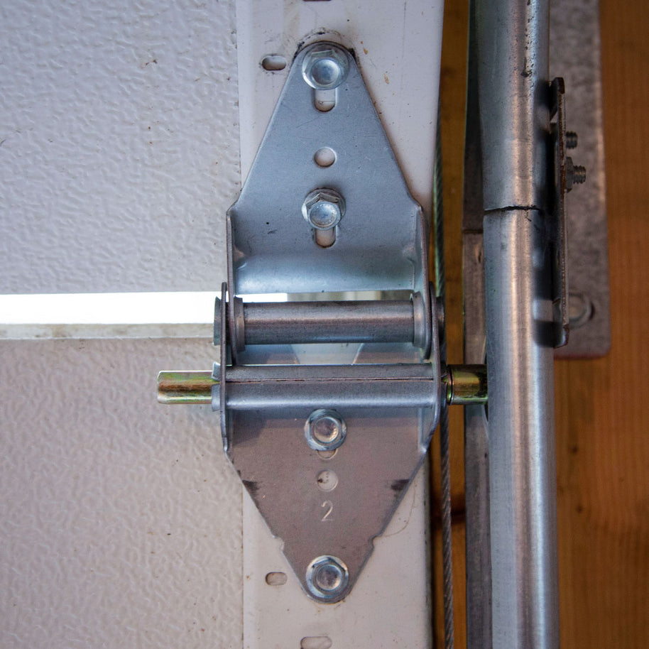 DURA-LIFT #2 Wide-Body Galvanized 14-Gauge Steel Garage Door Hinge-DLH214