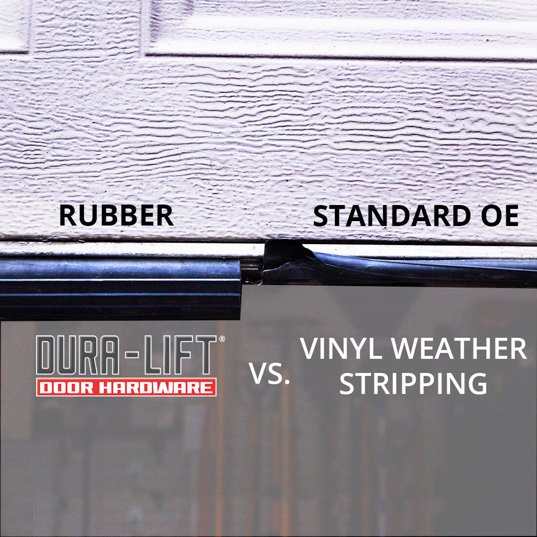 How to Clean a Garage Door and White Rubber Weather Stripping