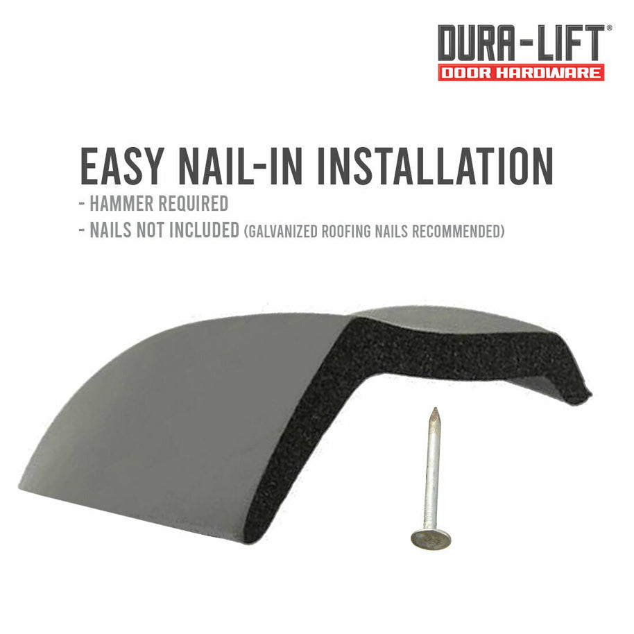 DURA-LIFT Nail-In Rubber Garage Door Bottom Seal for Wood Doors