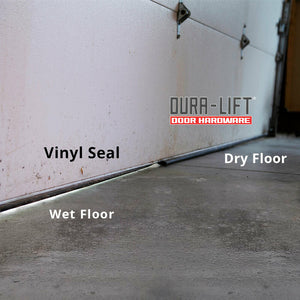 DURA-LIFT Rubber Garage Door Bottom Seal, 5/16" Double-T, 3.5" Wide